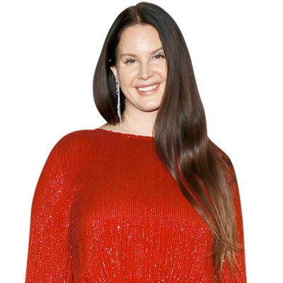 Lana Del Rey (Red Dress) Half Body Buddy Cutout
