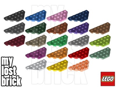 LEGO - Teil 2419 - Keilplatten 3x6 geschnittene Ecken (EINZELN) + NEU + FARBE/MENGE AUSWÄHLEN