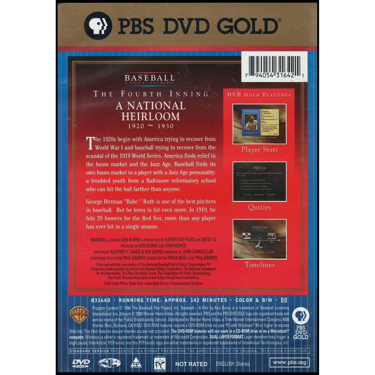 Baseball - A Film by Ken Burns - Inning 4 Our Game: 1920 - 1930