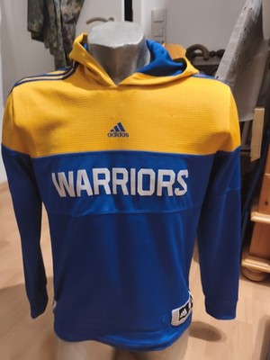 Adidas Golden State Warriors Hoodie / Warm-Up Shirt Größe M   NBA