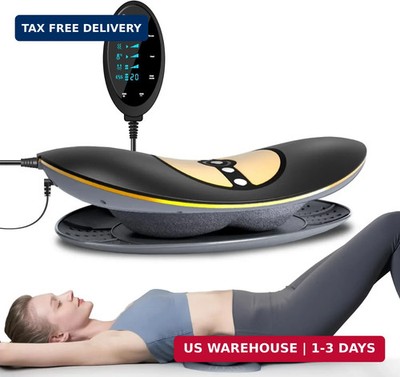 Electric Lumbar Traction Device, Multifunctional Back Traction Device with Dynam
