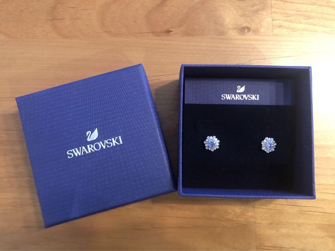スワロフスキー Sunshine ブルー ピアス SWAROVSKI Sunshine ブルーピアス