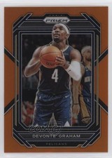 2022-23 Panini Prizm Orange Prizm 7/49 Devonte' Graham #218 0c4