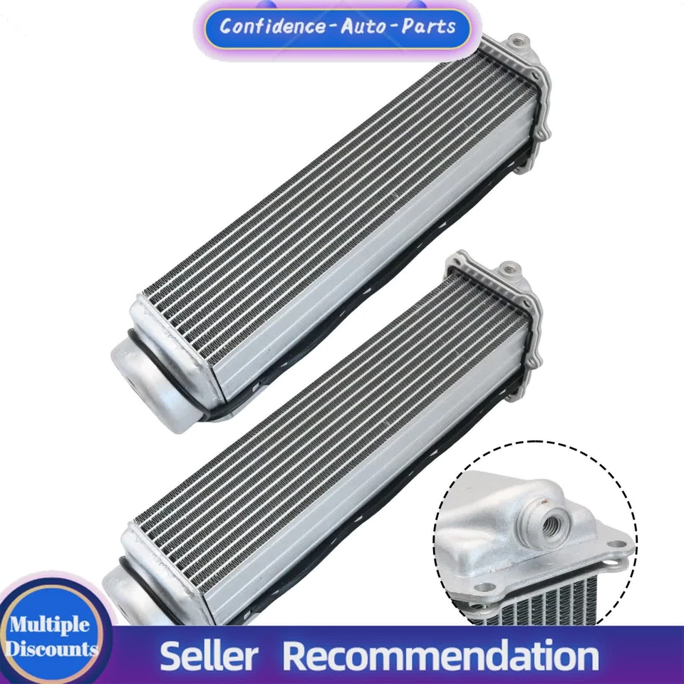 For Audi A4 A7 A8 S4 S5 Q5 Q7 SQ5 2.0L 3.0L 2010-17 2X Intercooler 06E145621E - Image 4 of 4