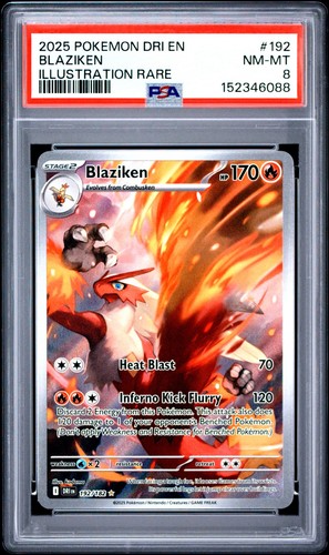 Blaziken graded PSA 8 for sale on eBay