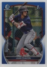 2023 Bowman Chrome Prospects Blue Refractor 30/150 Juan Chacon #BCP-105 0zw1