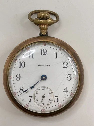 Antique WALTHAM Gold Filled Pocket Watch, Pre-Owned, Doesn't Run (32-#162)