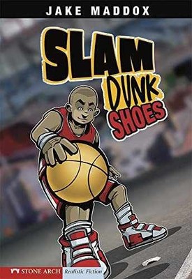 Slam Dunk Shoes (Jake Maddox Sports - Paperback, by Maddox Jake - Very Good x