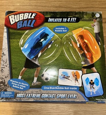 NEW IN BOX BLUE BUBBLE BALL MAGIC TIME 48  DIAMETER X 39  HEIGHT EXTREME CONTACT
