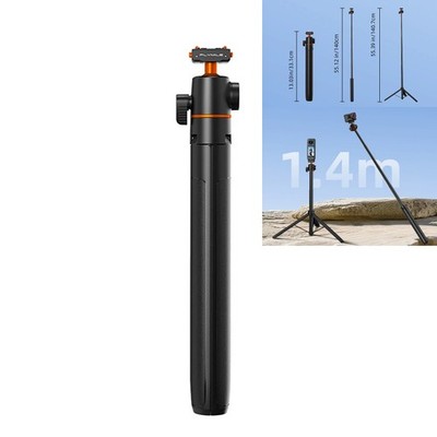 Für Insta360 Ace Pro/Pro 2/X5 Kamera Stativ Erweiterbar 1.4meter Selfie-Stick