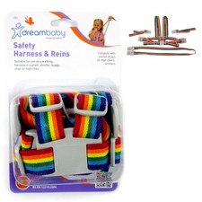 Dreambaby Leash Safety Harness Reins Baby Toddler Walking Kid Strap Keeper Belt