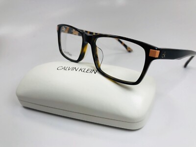 New Calvin Klein CK5847A 215 Tortoise Eyeglasses 55mm with Case