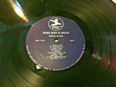 LP HERBIE MANN IN SWEDEN ORIG PRESTIGE PR 7659 PRST STEREO 203 S