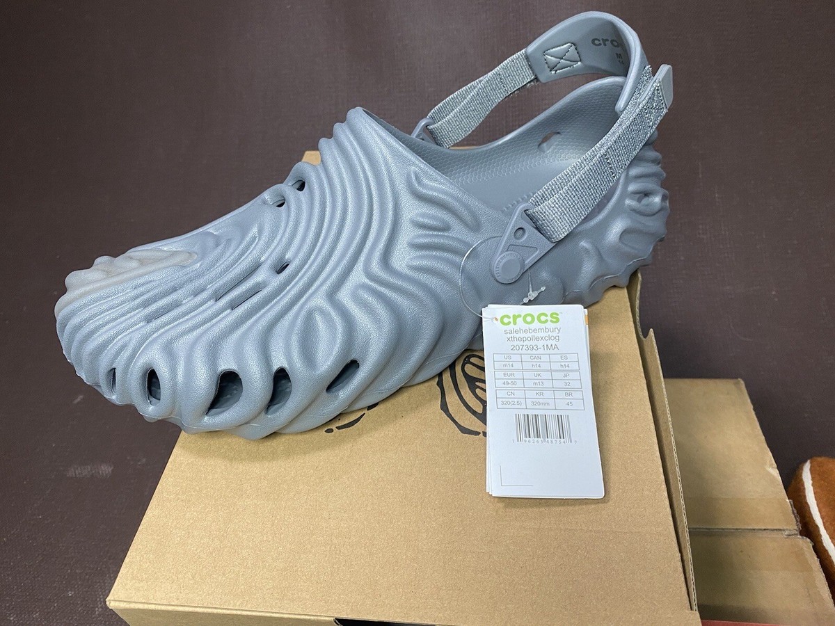 Size 14 - Salehe Bembury X Crocs The Pollex Clog 'Niagara' | eBay