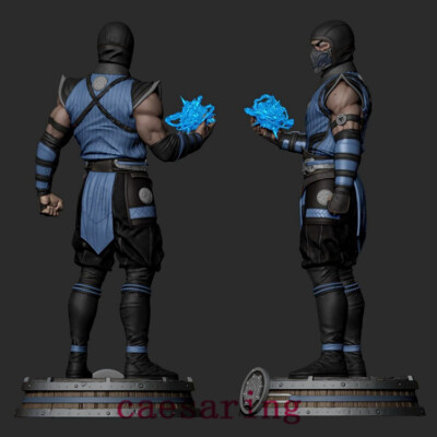 Scorpio Subzero 3D Printing Figure Unpainted Model GK Blank Kit Sculpture Stock
