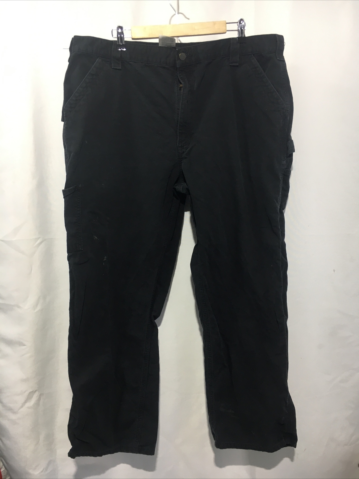 Carhartt Mens Relaxed Fit Work Pants 42x30 Black Style 8151