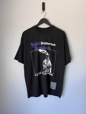 Yohji Yamamoto x Neighborhood Tee - Size Large - Black - NEW | eBay