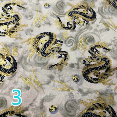 Japanese Cotton Fabric Cloth Dress Chinese Dragon Vintage 100*150cm DIY Costume - Picture 14 of 25
