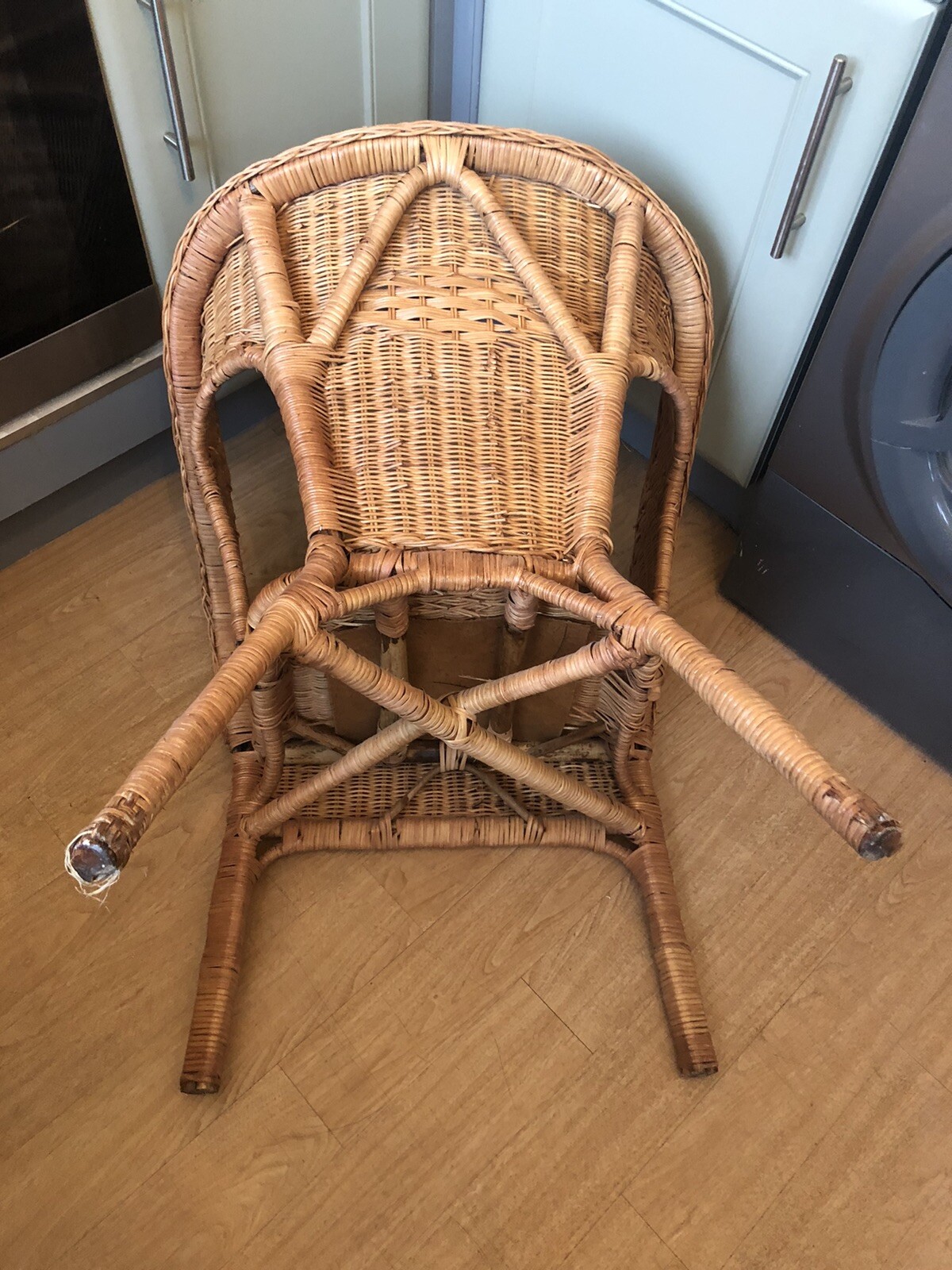 VINTAGE RETRO CANE/WICKER/ CHAIR eBay