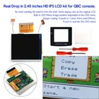 Drop In 2.45" Menu IPS Backlight LCD Kit For Gameboy Color GBC No Weld No Trim