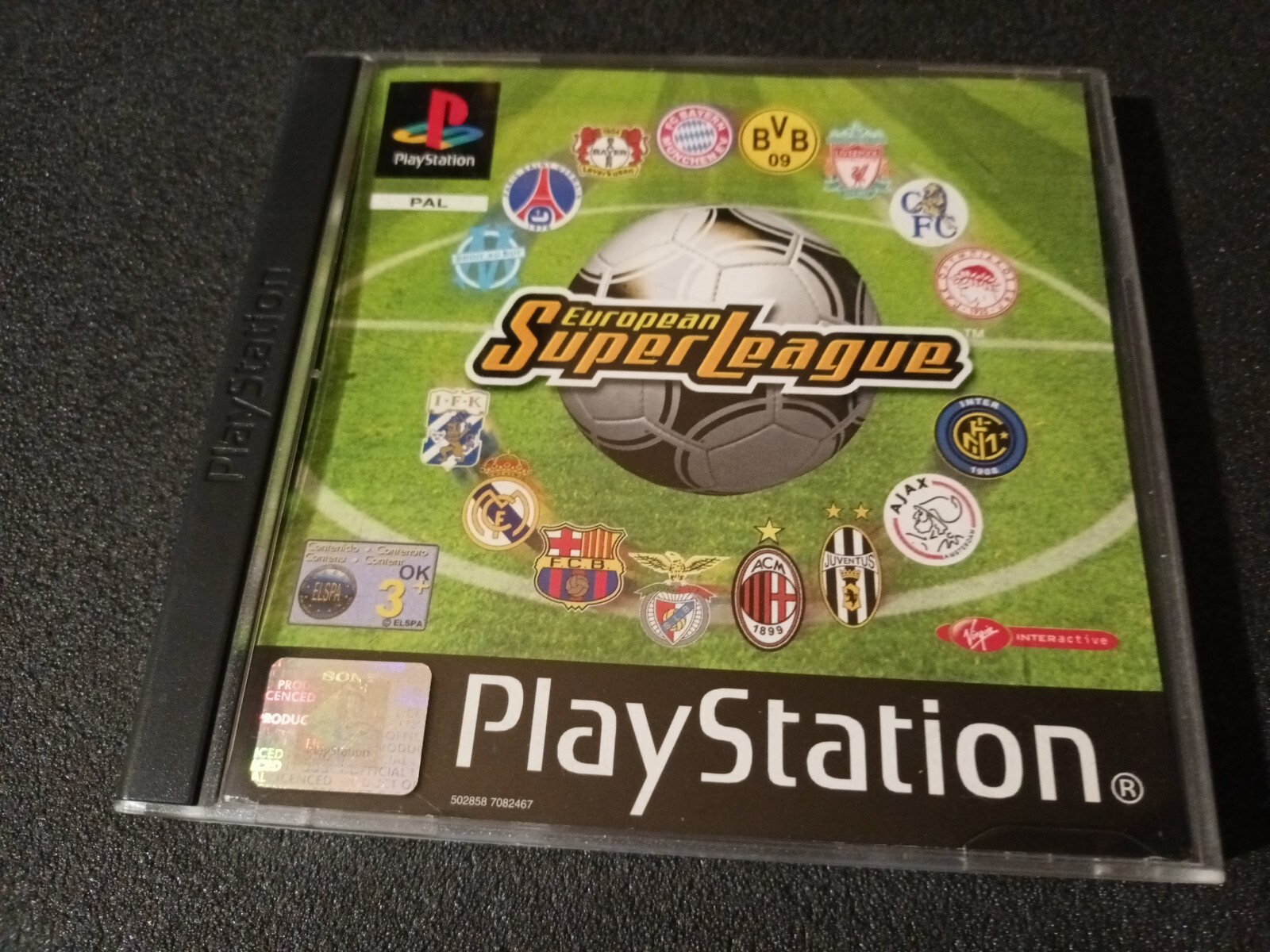 PS1 Playstation 1 PAL european super league