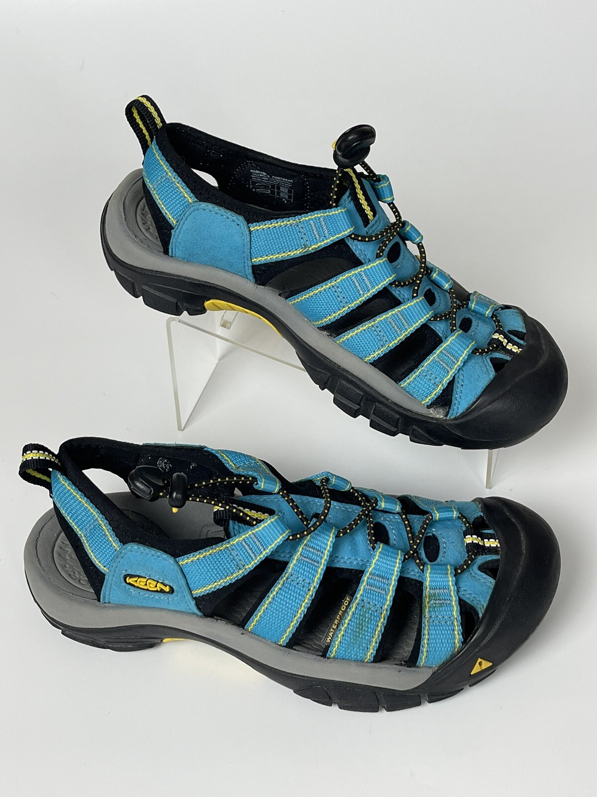 Sandali sportivi impermeabili KEEN Whisper blu acqua da donna taglia 7 scarpe da trekking