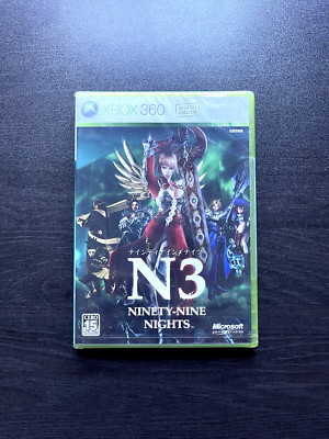Ninety Nine Nights N3 (XBOX 360, 2006) New Factory Sealed Japan NTSC-J READ