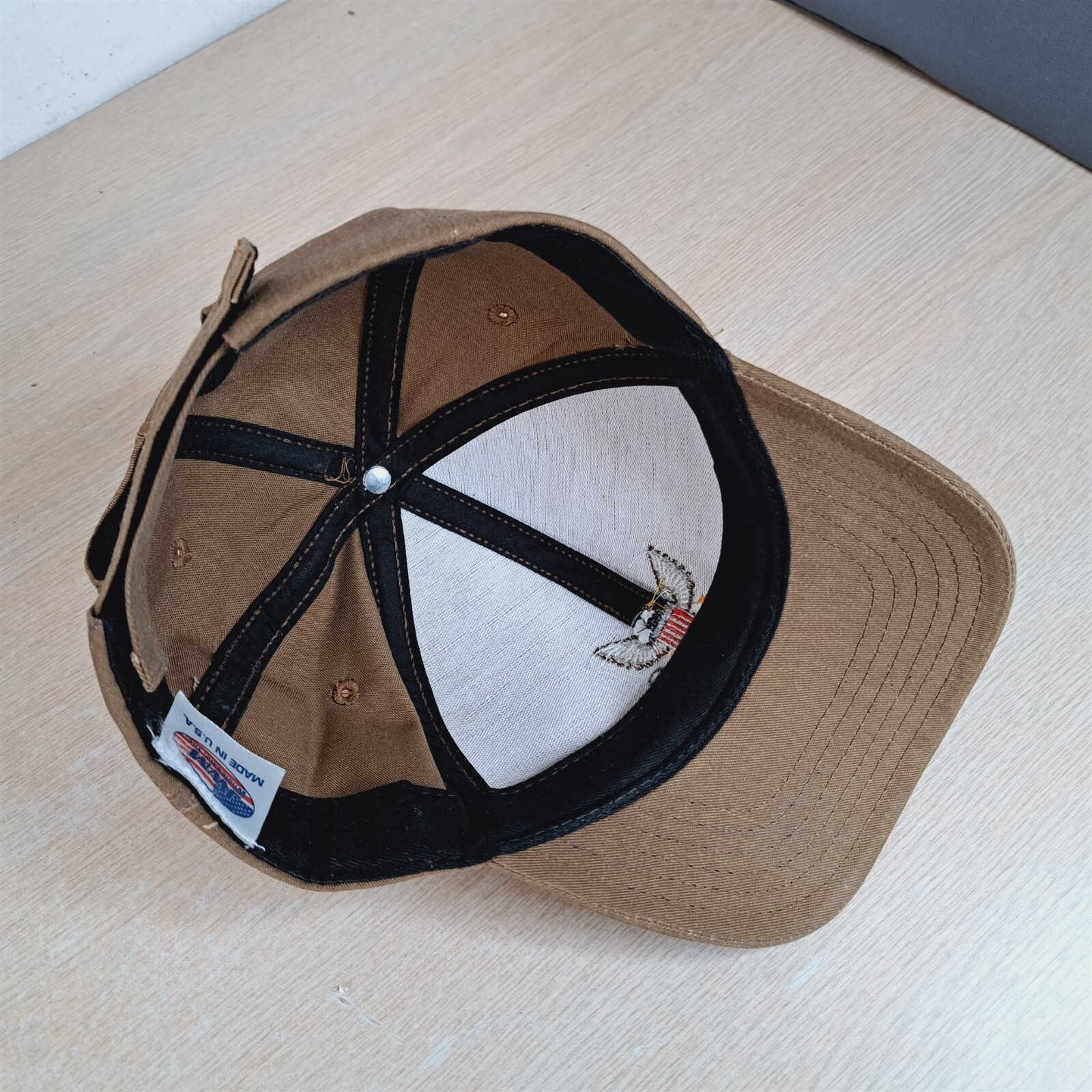 NAVY EAGLE CREST/ANCHOR ADJUSTABLE STRAPBACK BASE… - image 7