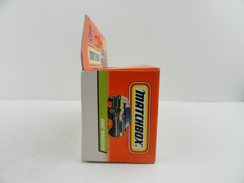 1998 Matchbox #63 GMC Wrecker (Black)  in Box - Picture 6 of 7