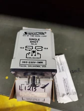 SIGNALINE Model 362 230 1 MIN 230V 1 Minute Single Shot Relay Timer NOS