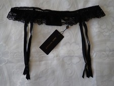 PLEASURE STATE, Garter Belt in Size L, Colour in Black