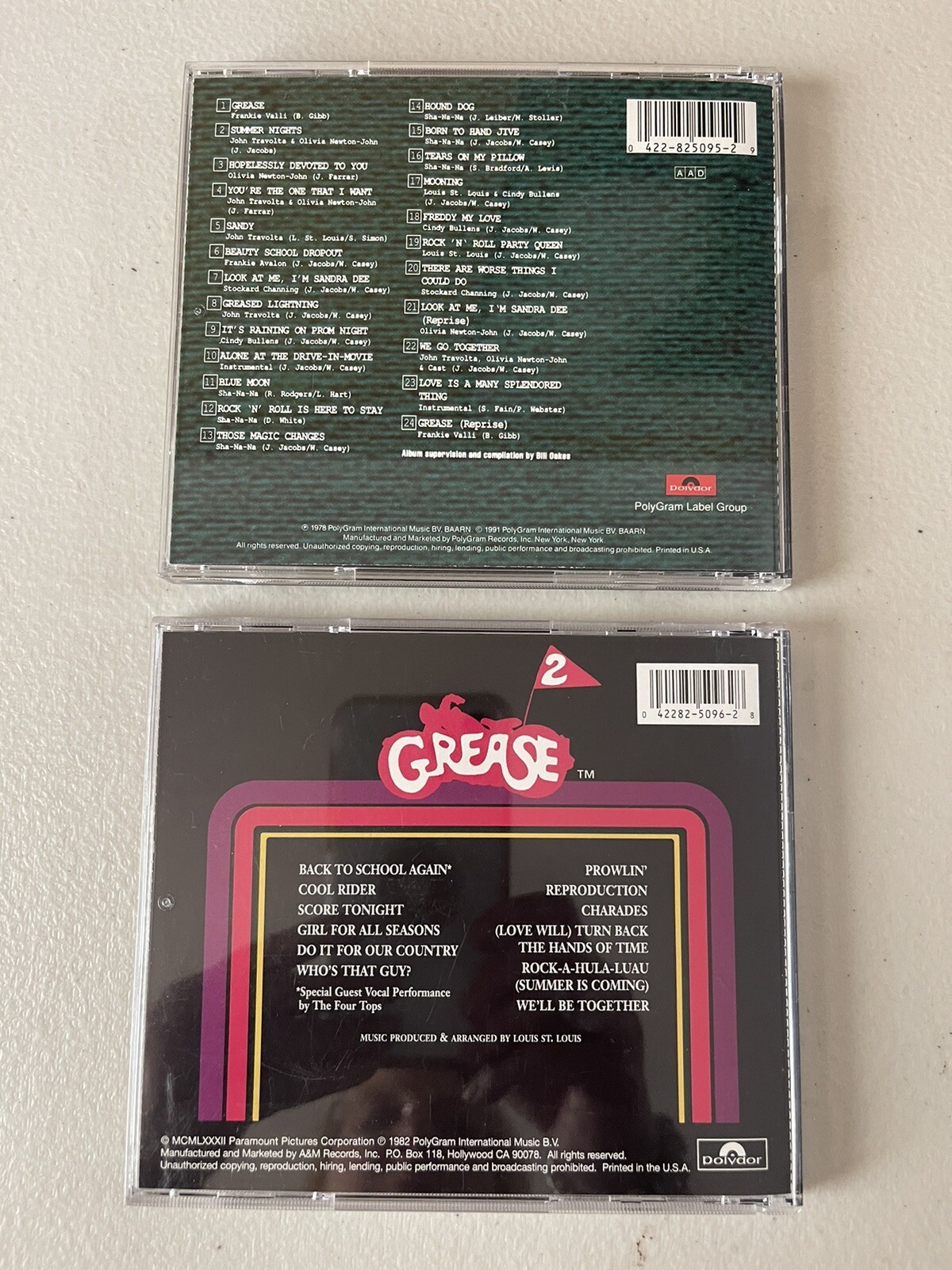 Grease 2 CD + GREASE CD LOT OF 2 42282509628 eBay
