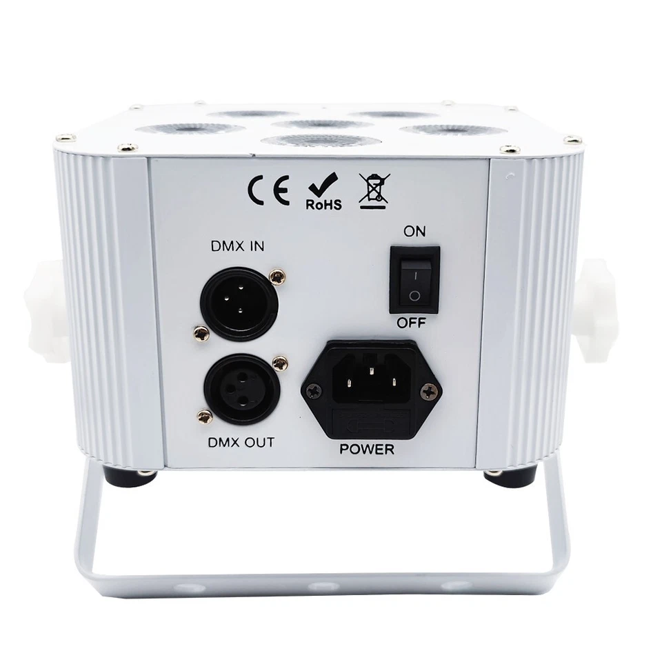 DJ Uplight Wireless DMX 6x18W Battery Powered LED Stage Par light for Party Bar - Image 4 of 4