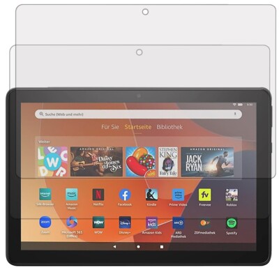 2x HD Klar Display Schutzfolie Amazon Fire HD 10 / HD 10 Plus(13.Gen -2023) 10.1