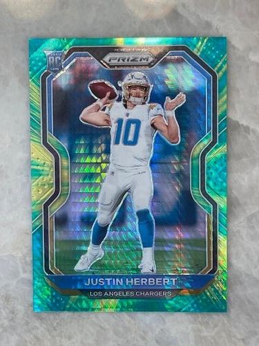 2020 Panini Prizm Justin Herbert RC Hyper Prizm # 017/175!! LA Chargers RC!!