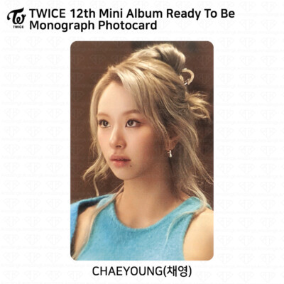 TWICE 12th Mini Album Ready To Be MONOGRAPH Photocard KPOP K