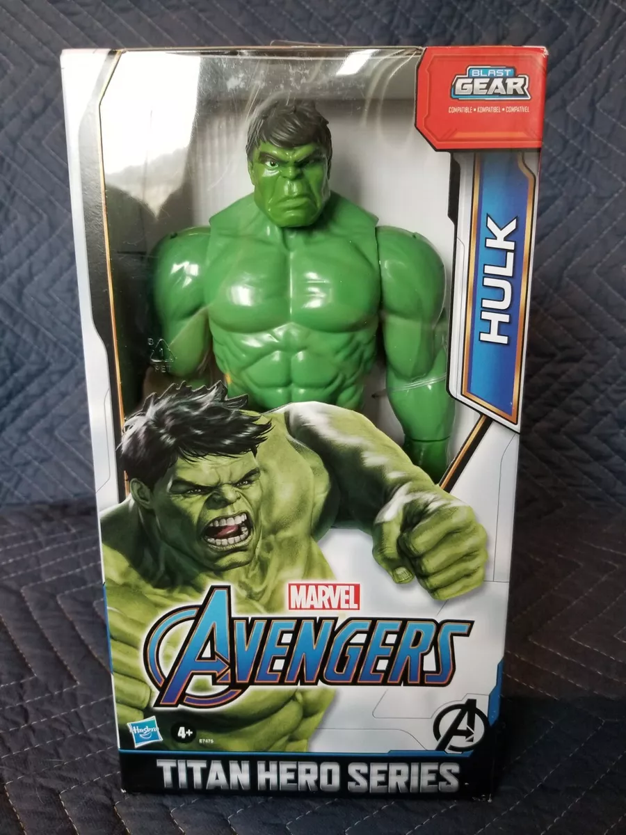 Marvel Avengers Titan Hero Series Blast Gear Deluxe Hulk Action Figure The Hulk