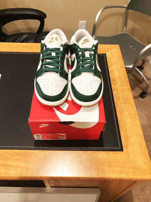 Women's 'Brand New' Nike Dunk Low LX Gorge Green Sail Ostrich FJ2260-002 Size 6