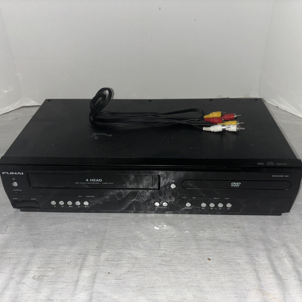 FUNAI DV220FX4A DVD Player / VCR Combo No Remote Tested Comes with Tv
