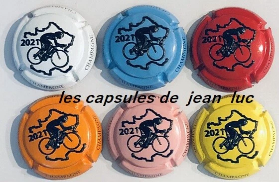 Champagne Générique Série 6 nouvelles Tour 2021 En Relief