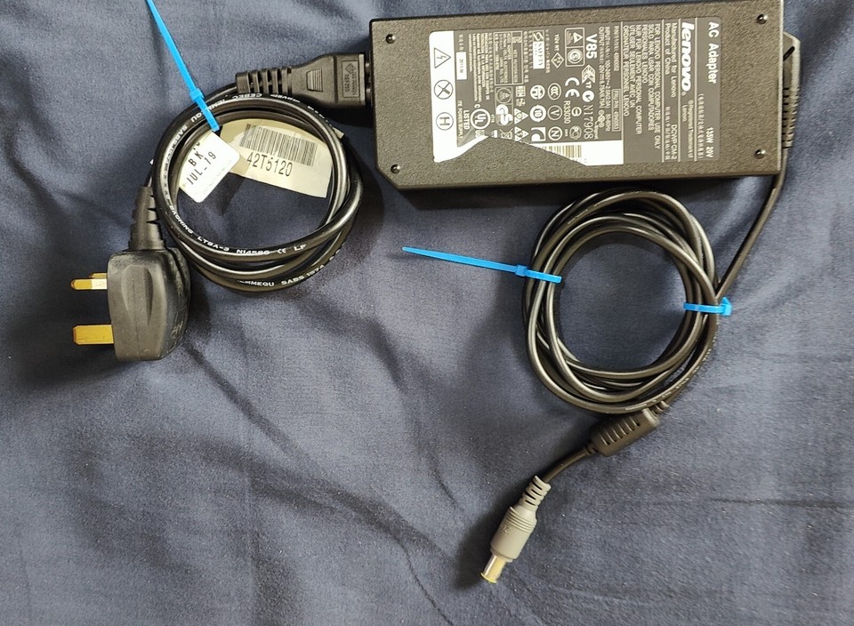 🌻Lenovo Thinkpad Laptop AC Power Adapter UK 135w Used ! eBay