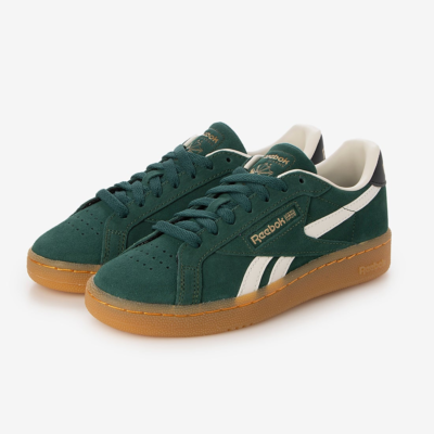 Reebok Club C Grounds UK Men\'s 9.5 Green White Grey Skater Terrace Shoe 4000034 Reebok Club C Grounds UK Vintage Green for Sale  main image 4
