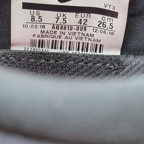 Nike Herren Air VaporMax Utility Laufschuhe schwarz AQ8810-009 Paket Größe 8,5 - Bild 16 von 16