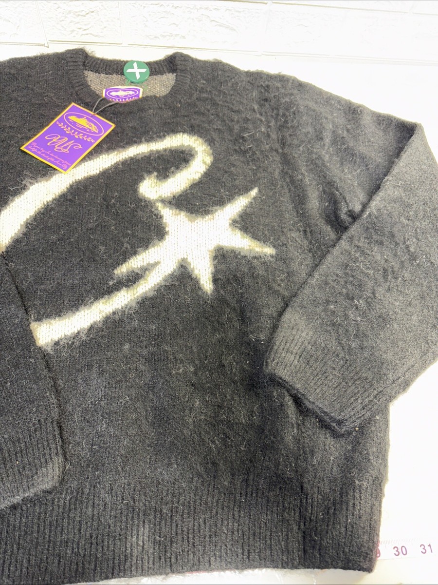 Corteiz mohair Mサイズ Corteiz C Star Mohair Knit Sweater Cream Men's - FW23 - US
