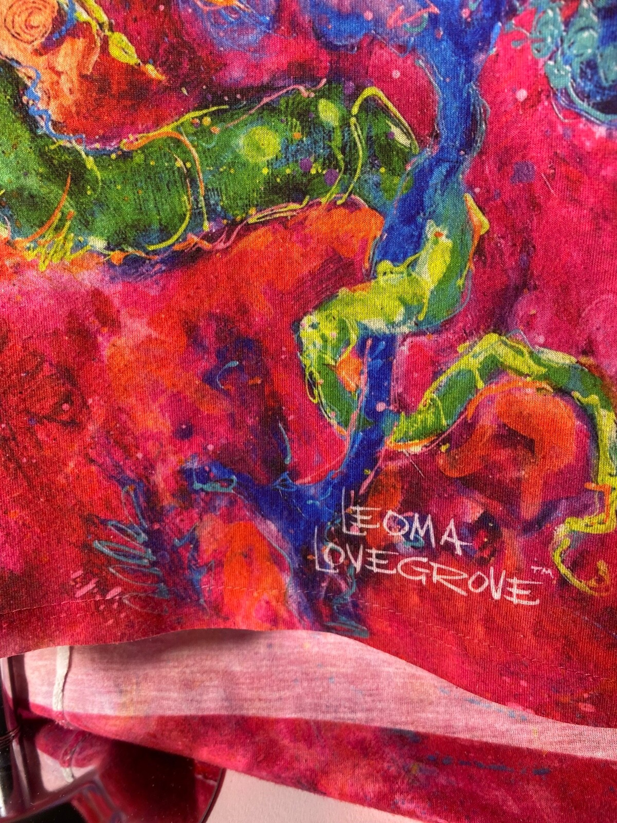 Leoma Lovegrove Top Womens Sz M Short Sleeve Seahorse eBay