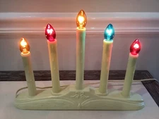 Northlight 5-Light Christmas Chandelier Electric Candles Holly Berry Bell Base