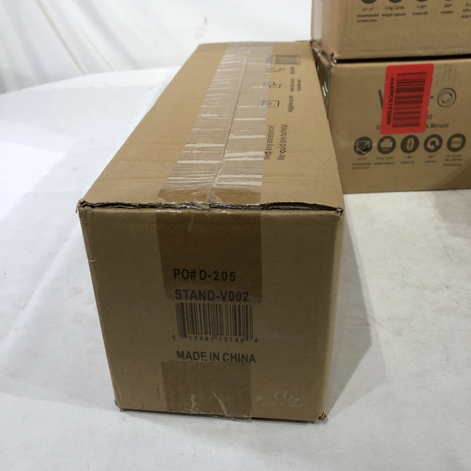 VIVO STAND-V002 Dual Monitor Desk Mount - Black~ LOT of 5 - Image 4 of 4