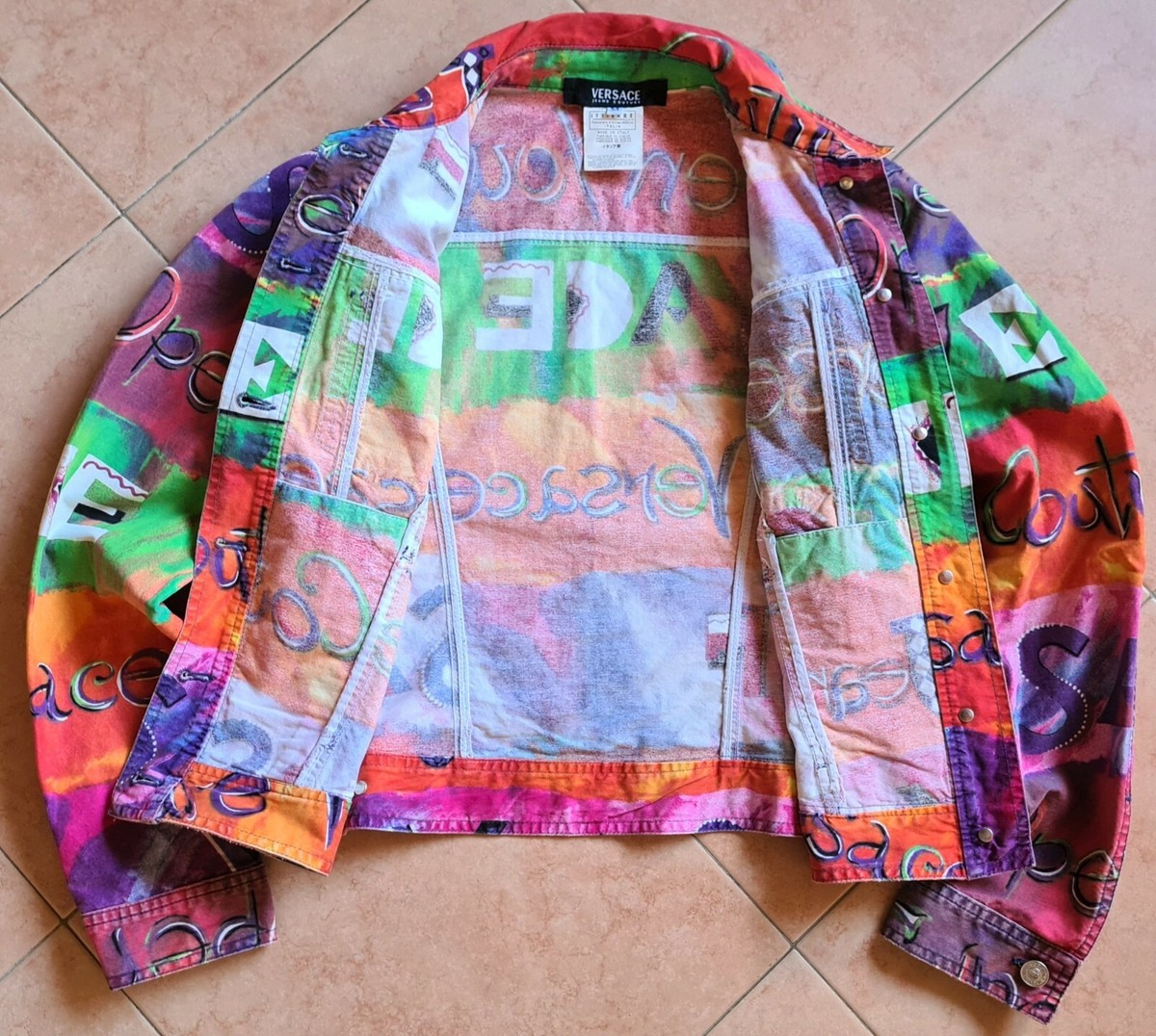 ジャケット VERSACE Woman Jacket Multicolor 10189441A13646 2KN80 s-l1200.jpg