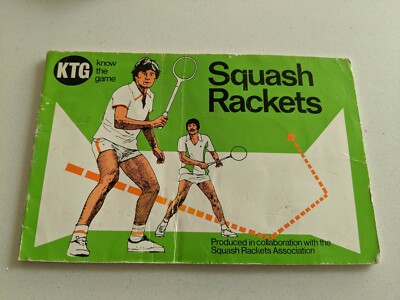 Squash Rackets Know the Game (KTG) - Squash Rackets Association 1987 (vintage)