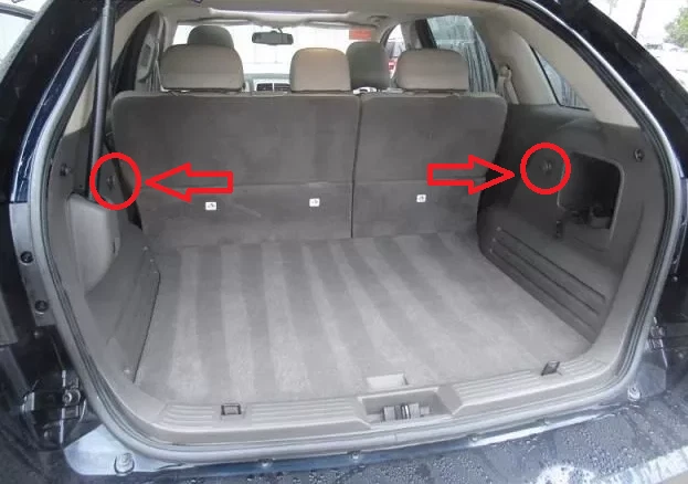 Red de carga sobre maletero medio para Ford Edge 2009-2014 Lincoln MKX 2009-2015 Foto 4 de 4